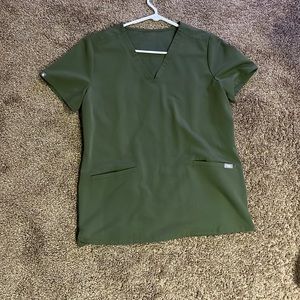 Dark olive casma top and jogger bottoms